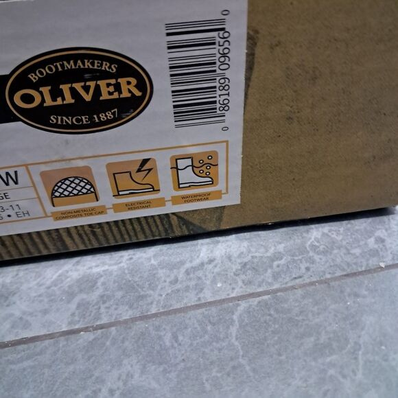 *Final Price* Oliver by Honeywell Steel Toe Black Work Safety Sneakers Shoes M11 - Picture 13 of 13